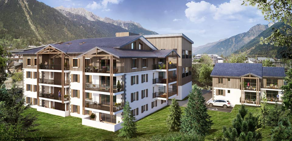 Vente Appartement Avec 2 Chambres Dans Un Project Neuf, Chamonix Centre ...